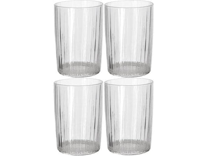 Bitz Trinkglas Kusintha 280 ml, 4 Stück, Transparent