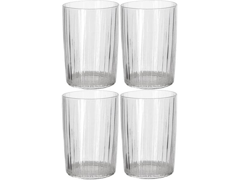 Bitz Trinkglas Kusintha 280 ml, 4 Stück, Transparent