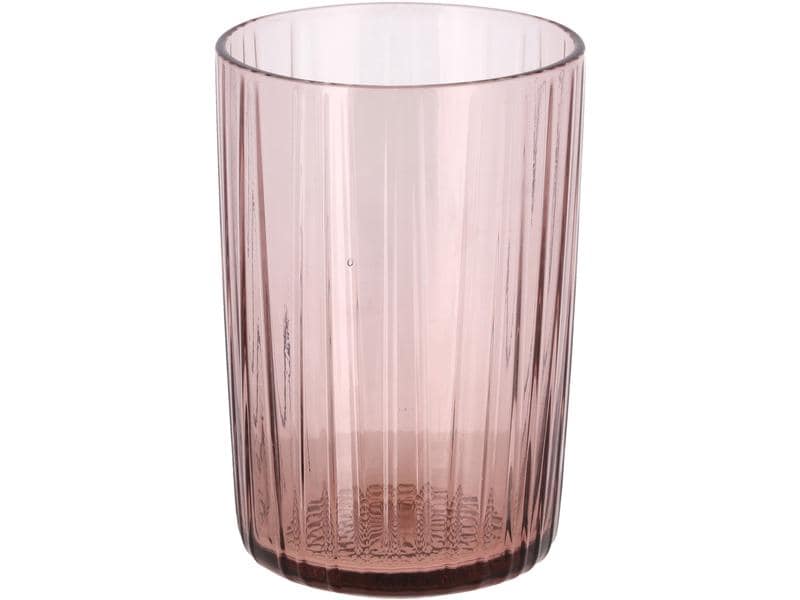 Bitz Trinkglas Kusintha 280 ml, 4 Stück, Hellpink