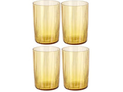 Bitz Trinkglas Kusintha 280 ml, 4 Stück, Amber