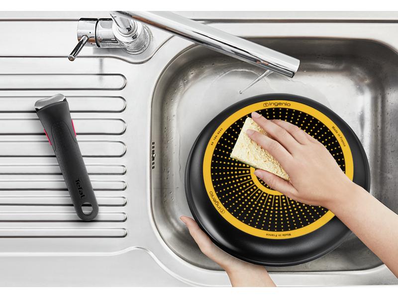 Tefal Kochgeschirr-Set Ingenio Easy On 10-teilig, Schwarz