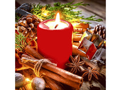Paper + Design Weihnachtsservietten Candle Deco 33 cm x 33 cm, 20 Stück