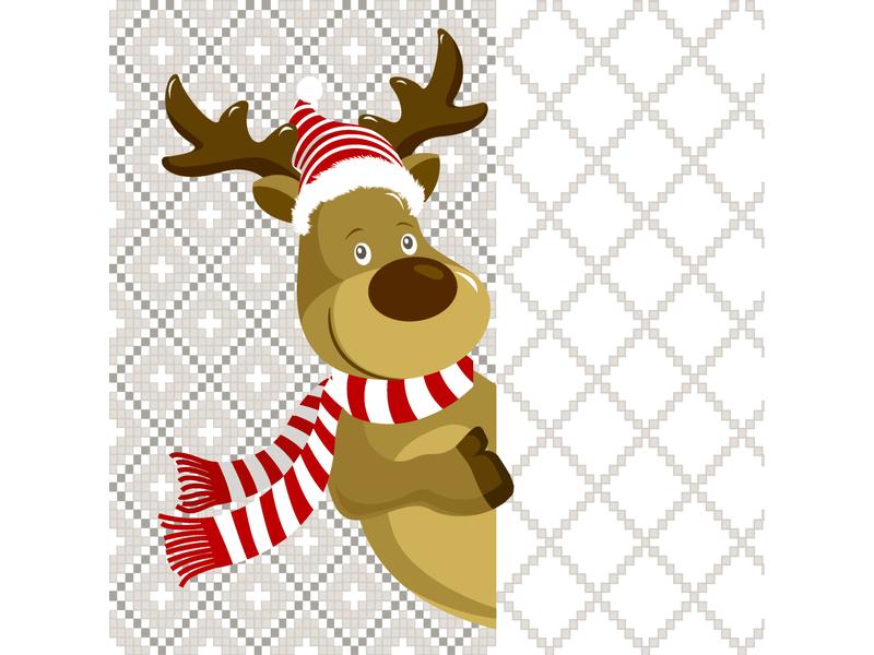 Paper + Design Weihnachtsservietten Reindeer Fun 33 cm x 33 cm, 20 Stück