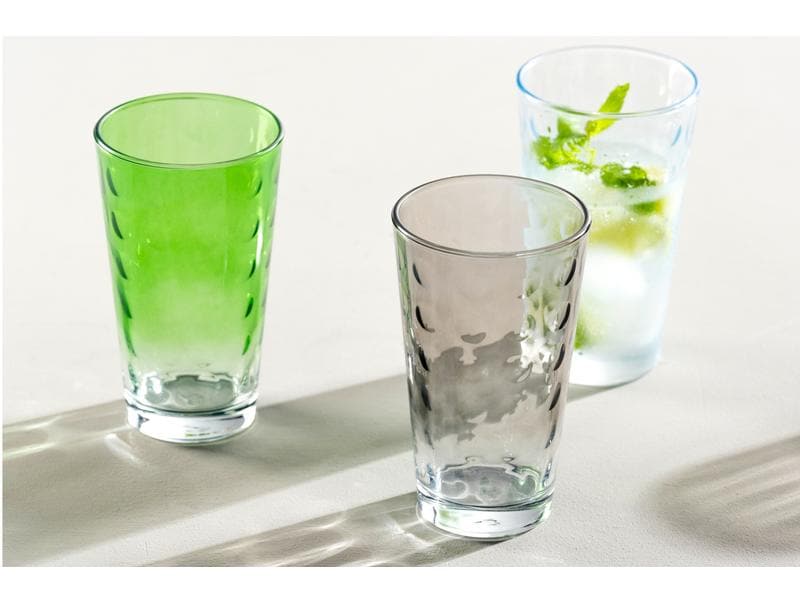 Leonardo Trinkbecher LD Optic XL 540 ml, 4 Stück, Assortiert