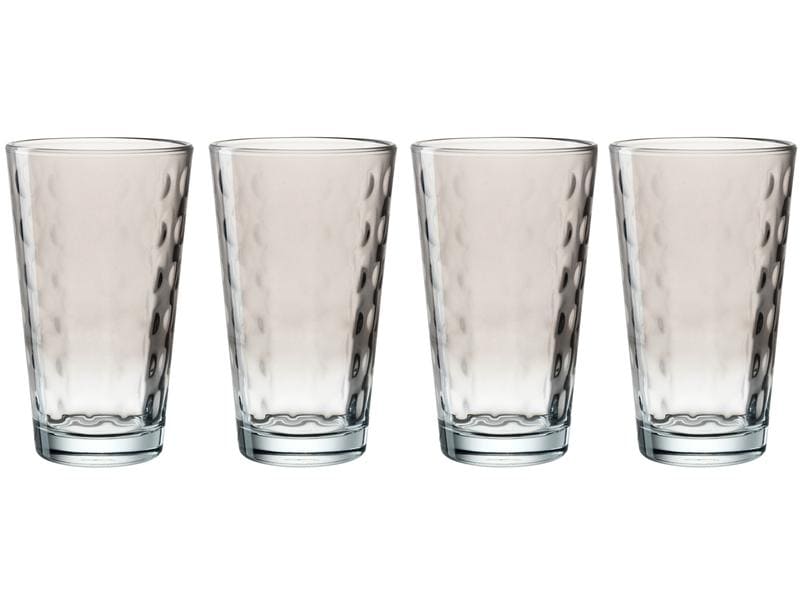 Leonardo Trinkbecher LD Optic XL 540 ml, 4 Stück, Grau