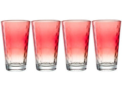 Leonardo Trinkbecher LD Optic XL 540 ml, 4 Stück, Rot