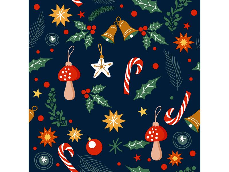 Paper + Design Weihnachtsservietten Tree Decoration 33 cm x 33 cm, 20 Stück