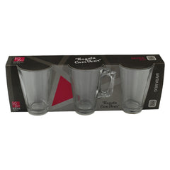 KayaGlas MYRA K138 set of 3 glasses with handle 