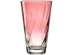 LEONARDO Trinkglas Twist 300 ml, 4 Stück, Rot