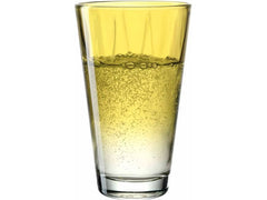 LEONARDO Trinkglas Twist 300 ml, 4 Stück, Gelb