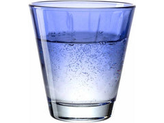 LEONARDO Trinkglas Twist 215 ml, 4 Stück, Blau