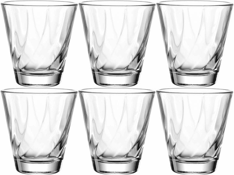 Leonardo Trinkglas Twist 215 ml, 6 Stück, Transparent