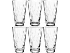 Leonardo Trinkglas Twist 300 ml, 6 Stück, Transparent