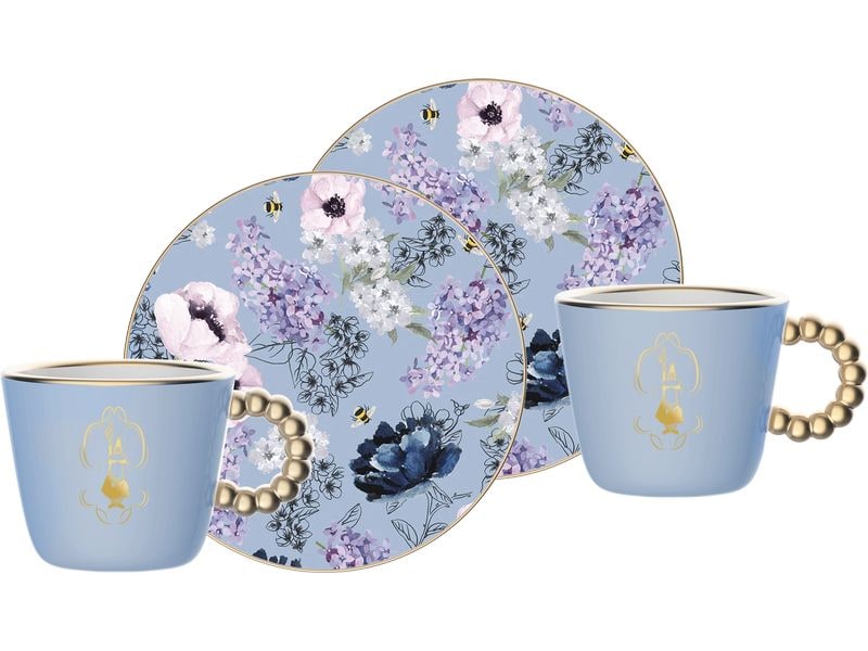 Bialetti Kaffeetasse Bridgerton 80 ml, 2 Stück, Mehrfarbig