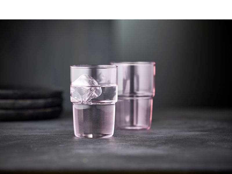 Lyngby Trinkglas Torino Pink, 2 Stück, 40 cl