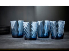 Lyngby Trinkglas Vienna Blau, 4 Stück, 30 cl