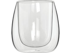 Bialetti Becher Verona 80 ml, 2 Stück, Transparent