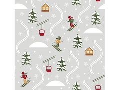Paper + Design Servietten Ski Slope 33 x 33 cm, 20 Stück
