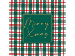 Paper + Design Servietten Xmas check 33 x 33 cm, 20 Stück