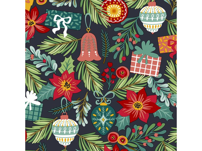 Paper + Design Servietten Flourish Xmas Tree 33 x 33 cm, 20 Stück