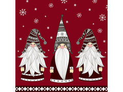 Paper + Design Servietten Gnomes 33 x 33 cm, 20 Stück