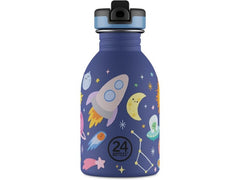 24Bottles Trinkflasche Space Friends, 250 ml, Dunkelblau
