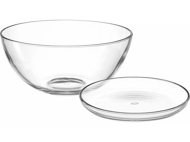 Leonardo Schale/Teller Set Cucina 5-teilig, Transparent