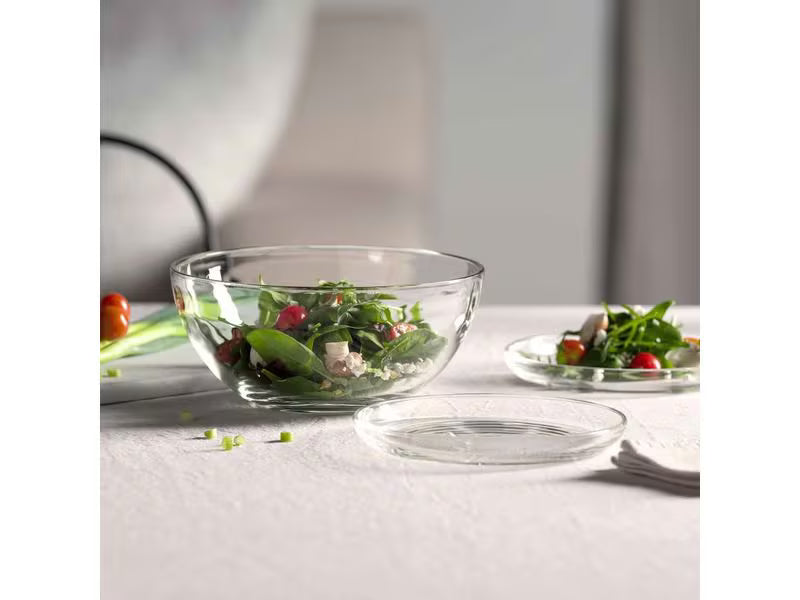 Leonardo Schale/Teller Set Cucina 5-teilig, Transparent
