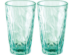 Koziol Trinkglas Club No. 6 300 ml, 2 Stück, Jade