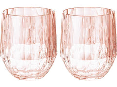 Koziol Trinkglas Club No. 23 200 ml, 2 Stück, Rosa