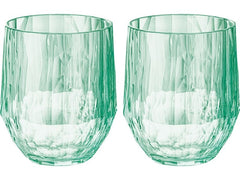 Koziol Trinkglas Club No. 23 200 ml, 2 Stück, Jade