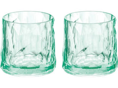 Koziol Trinkglas Club No. 2 250 ml, 2 Stück, Jade