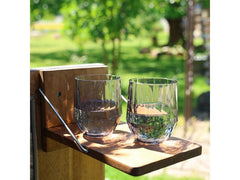 Koziol Trinkglas Club No. 23 200 ml, 2 Stück, Grau