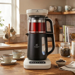 Karaca Çaysever Robotea Pro 4 in 1 Teekocher & Filterkaffeemaschine Starlight, 2500 W