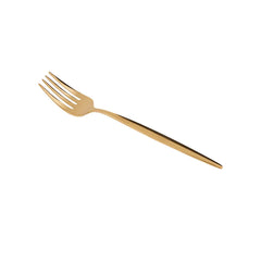 Karaca Lizbon Gold cutlery set for 6 people-30 pieces