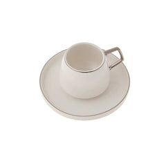 Ensemble de tasses à café Karaca Saturn Platinum pour 6 personnes