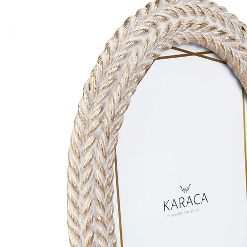 Karaca Nova Twist Gold Rahmen für Foto 13x18 cm