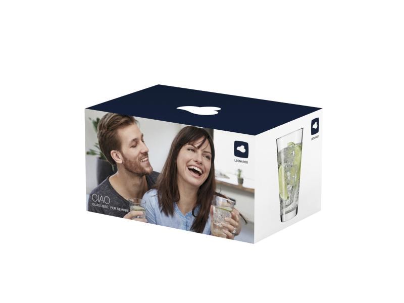 Leonardo Trinkglas Ciao 300 ml, 6 Stück, Transparent