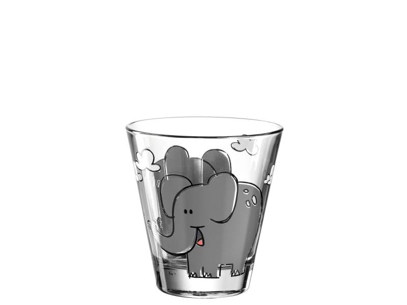Leonardo Kindertrinkglas Bambini Elefant, 215 ml, 6 Stück