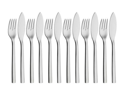 WMF Fischbesteck-Set 12-teilig, Silber