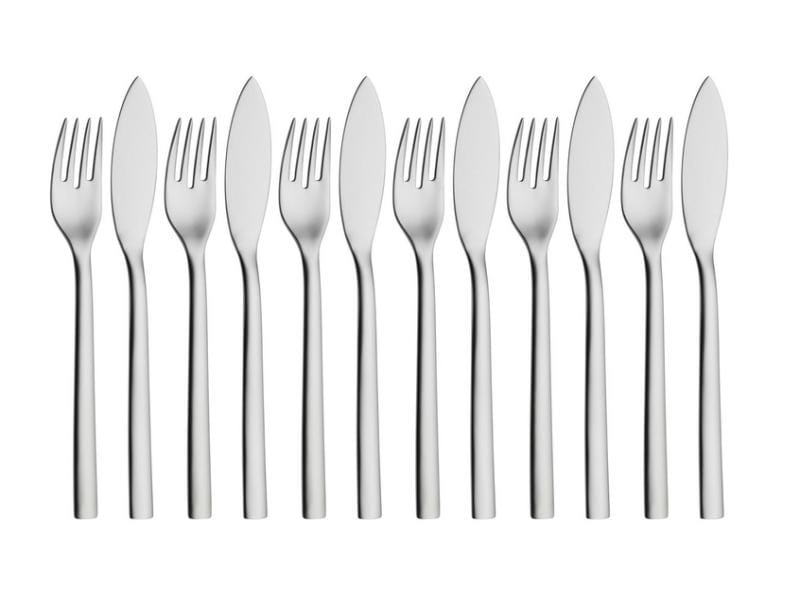 WMF Fischbesteck-Set 12-teilig, Silber