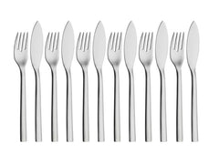 WMF Fischbesteck-Set 12-teilig, Silber