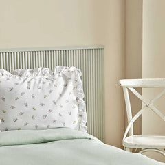 Karaca Lidya Tagesdecken-Set für Einzelbett Grün aus 100 % Baumwolle, 3-teilig