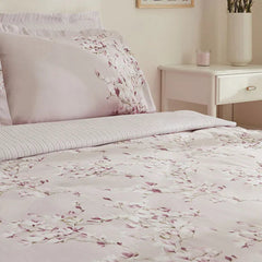 Karaca Pesla Satin Bettwäsche-Set für Doppelbett Rosa aus 100 % Baumwolle