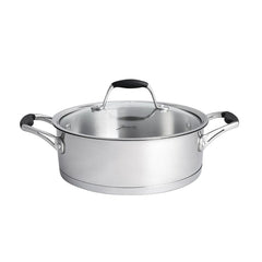 Jumbo New Stella Edelstahl Induktions-Kochgeschirr-Set Silber, 8-teilig