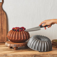 Karaca Cake Pro Geschnittene Gusskuchenform Anthrazit