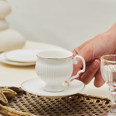 Karaca Malta Kaffeetassen-Set, 6 Personen, 100 ml