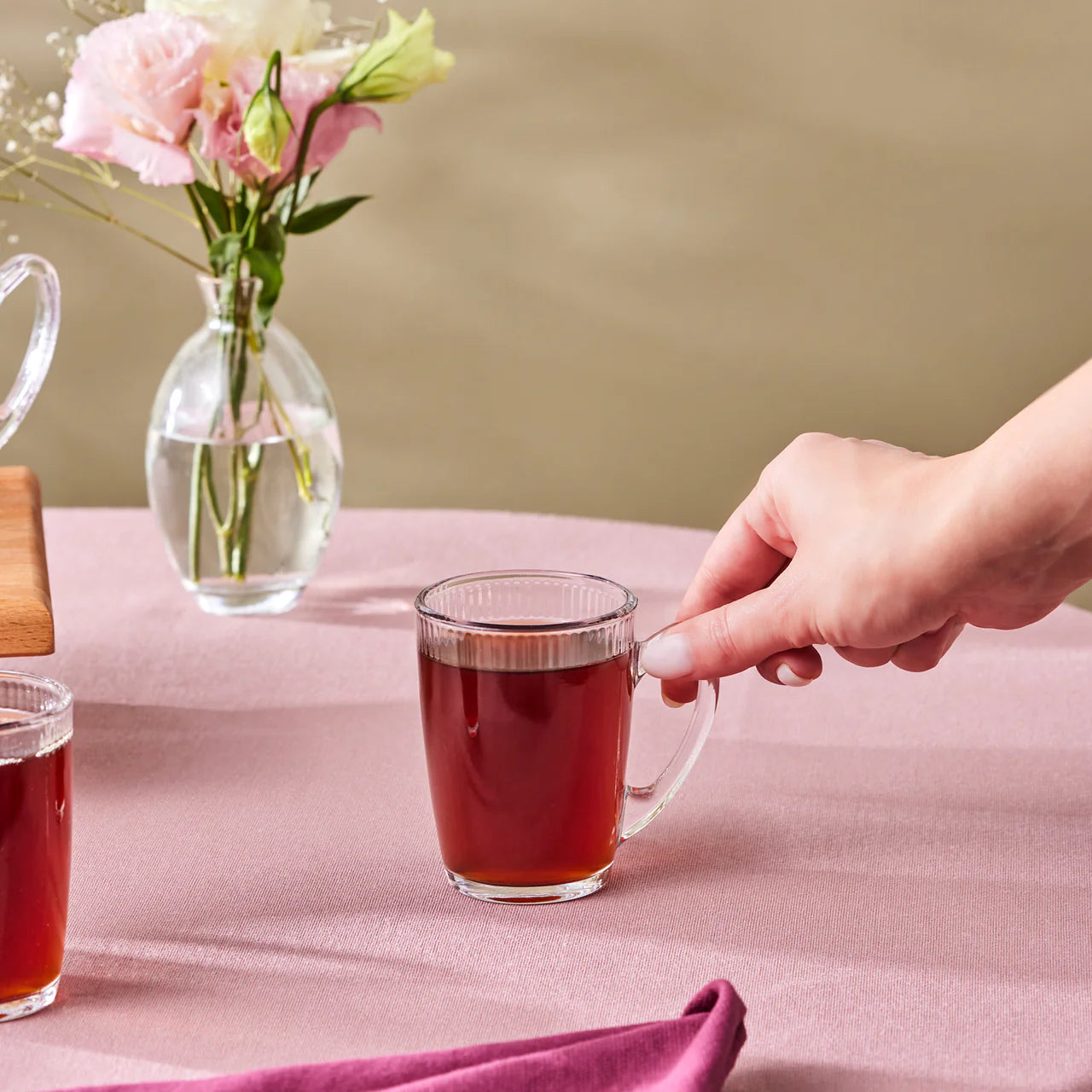 Karaca Edna 6-teiliges Teeglas-Set, 160ml