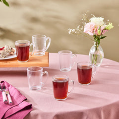 Karaca Edna 6-teiliges Teeglas-Set, 160ml