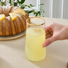 Karaca Jasmine 520 ml 3-teiliges Erfrischungsgetränk-Glas-Set